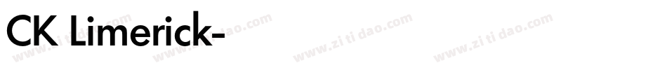 CK Limerick字体转换